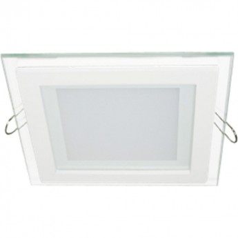 Квадратный даунлайт встраиваемый ECOLA LED DOWNLIGHT 2042 DJRW90ELC со стеклом и подсветкой с драйвером 9W 220V 2700K 120x120x35 Квадратный даунлайт встраиваемый ECOLA LED DOWNLIGHT 2042 DJRW90ELC со стеклом и подсветкой с драйвером 9W 220V 2700K 120x120x35