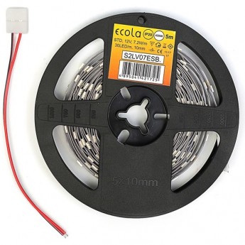 Однотонная светодиодная лента ECOLA LED STRIP STD S2DW05ESB на катушке 5м Однотонная светодиодная лента ECOLA LED STRIP STD S2DW05ESB на катушке 5м