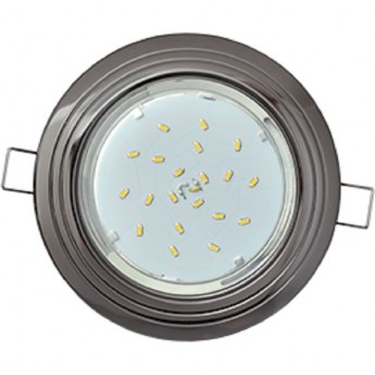 Светильник ECOLA GX53 H4 9010 встраив. без рефл. "2 круга" Черный хром 43x115 (к+) Светильник ECOLA GX53 H4 9010 встраив. без рефл. "2 круга" Черный хром 43x115 (к+)