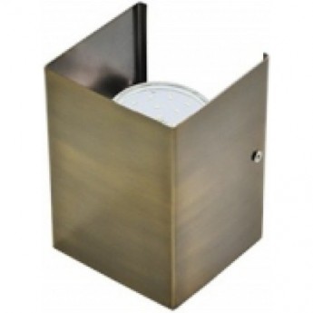 Светильник ECOLA GX53-N52 настенный бра прямоугольный черненая бронза 2* GX53 100х140х90 Светильник ECOLA GX53-N52 настенный бра прямоугольный черненая бронза 2* GX53 100х140х90