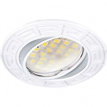 Светильник ECOLA MR16 DL110 GU5.3 встр. литой поворотный Антик Белый 24x86 Светильник ECOLA MR16 DL110 GU5.3 встр. литой поворотный Антик Белый 24x86