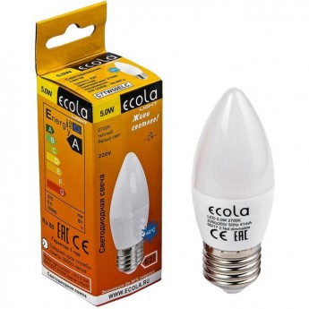 Светодиодная лампа ECOLA CANDLE LED N7CV50ELC Светодиодная лампа ECOLA CANDLE LED N7CV50ELC