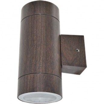 Уличный настенный светильник ECOLA GX53 LED FW53B2ECH темное дерево Уличный настенный светильник ECOLA GX53 LED FW53B2ECH темное дерево