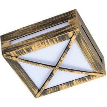 Уличный потолочный светильник ECOLA GX53 LED FN53SGECH черненая бронза Уличный потолочный светильник ECOLA GX53 LED FN53SGECH черненая бронза