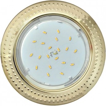 Встраиваемый светильник ECOLA GX53 H4 FG61H4ECB чеканка золото Встраиваемый светильник ECOLA GX53 H4 FG61H4ECB чеканка золото