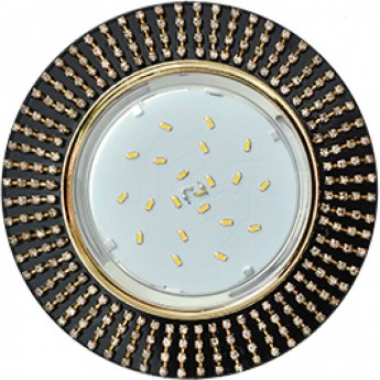 Встраиваемый светильник ECOLA GX53 H4 GLASS FT53RGECB черный, золото Встраиваемый светильник ECOLA GX53 H4 GLASS FT53RGECB черный, золото