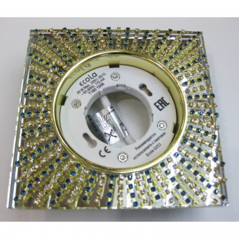 Встраиваемый светильник ECOLA GX53 H4 GLASS FM53SGECB Встраиваемый светильник ECOLA GX53 H4 GLASS FM53SGECB
