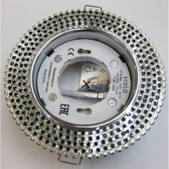 Встраиваемый светильник ECOLA GX53 H4 GLASS FP53RGECB золото, черный Встраиваемый светильник ECOLA GX53 H4 GLASS FP53RGECB золото, черный