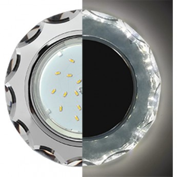 Встраиваемый светильник ECOLA GX53 H4 LD5313 GLASS SM53RCECH хром Встраиваемый светильник ECOLA GX53 H4 LD5313 GLASS SM53RCECH хром