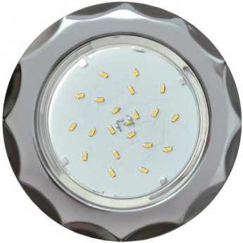 Встраиваемый светильник ECOLA H4 9014 FF81H4ECB GX53 "Звезда" хром-черный хром Встраиваемый светильник ECOLA H4 9014 FF81H4ECB GX53 "Звезда" хром-черный хром