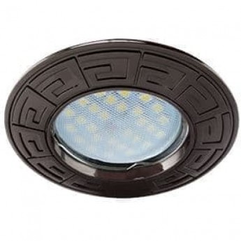 Встраиваемый светильник ECOLA MR16 DL110А FT1602EFF черный хром Встраиваемый светильник ECOLA MR16 DL110А FT1602EFF черный хром