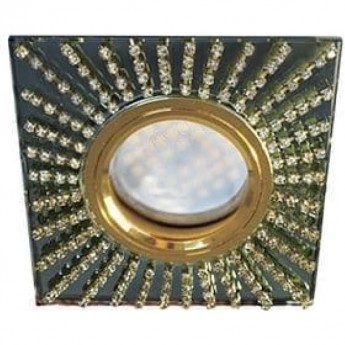 Встраиваемый светильник ECOLA MR16 DL114 GLASS FP16SGECB черный, золото Встраиваемый светильник ECOLA MR16 DL114 GLASS FP16SGECB черный, золото