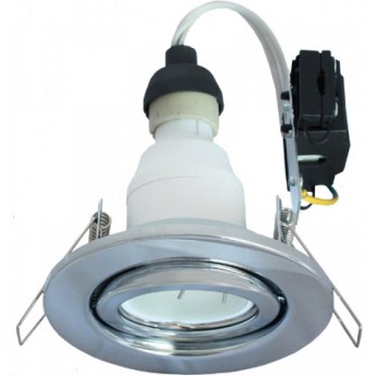 Встраиваемый светильникECOLA GU10 FT3008 FC1008ECB хром Встраиваемый светильникECOLA GU10 FT3008 FC1008ECB хром